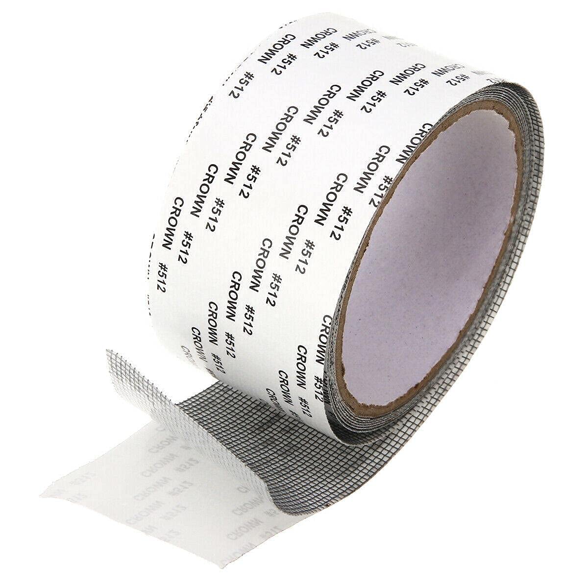 Window Screen Repair Kit Tape Strong Adhesive Waterproof Fiberglass Mesh Patch for Fixing Window Door Tears Holes Screen Repair Covering Kit-image-45