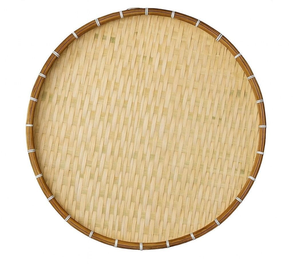 Assam'S Finest Bamboo Round Shape Dala/Dagra/Jaradi/Calavu/Arippa, Brown-image-40