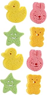 FOMIYES Bebê 8 Pçs De Suprimentos Para Coelhinhos Acessórios Para Festa Coelho Desenhos Animados Esponja De Banho Esponjas De Banho Esponjas Estelares Ferramenta Em Forma De