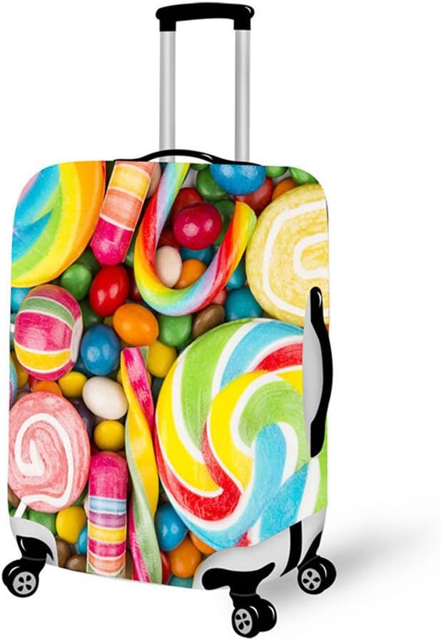 Travel Luggage Cover Fits 18-30 Inch Cute Candy Cake (L (26"-30" Cover), 11)