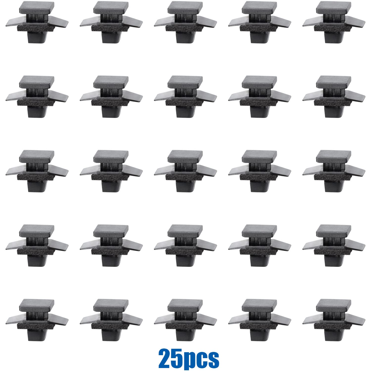 25pcs Wheel Well Arch Protective Liner Moulding Clip 91513-T0A-A01 91513-T0A-A21 for Honda CR-V 2.4L 2017; CR-V 1.5L 2023; CR-V Hybrid 2023; Clarity Hybrid 2017-2021; HR-V 2023