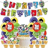【Diseño de globo único】Este lindo y práctico kit de fiesta de cumpleaños es suficiente para brindarte las necesidades y sumergir a tus invitados en una experiencia inolvidable por un gran valor.