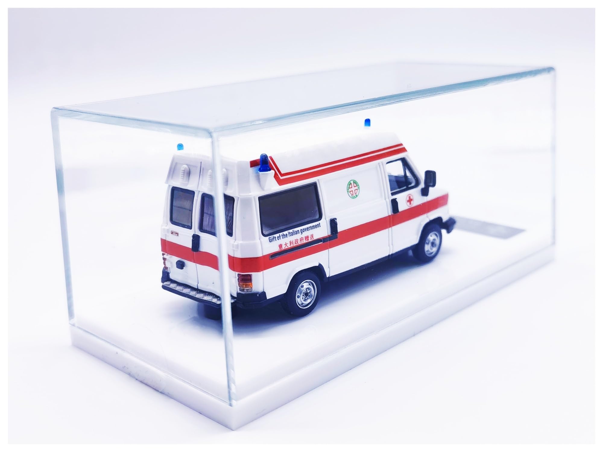 Metallo Scala Replica 1 64 Per Fiat Ducato Ambulanza Modello Di Auto In Resina Metallo Collezione Veicoli Classici Per Adulti Hobby Veicoli Giochi Set