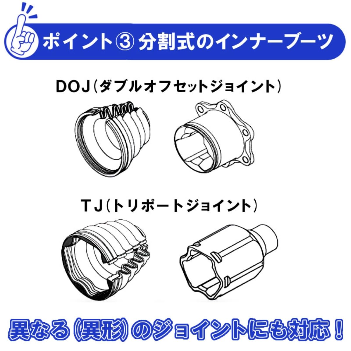 タント LA600S LA610S ドライブシャフトブーツ タント LA600S LA610S ドライブシャフトブーツ フロント アウタ