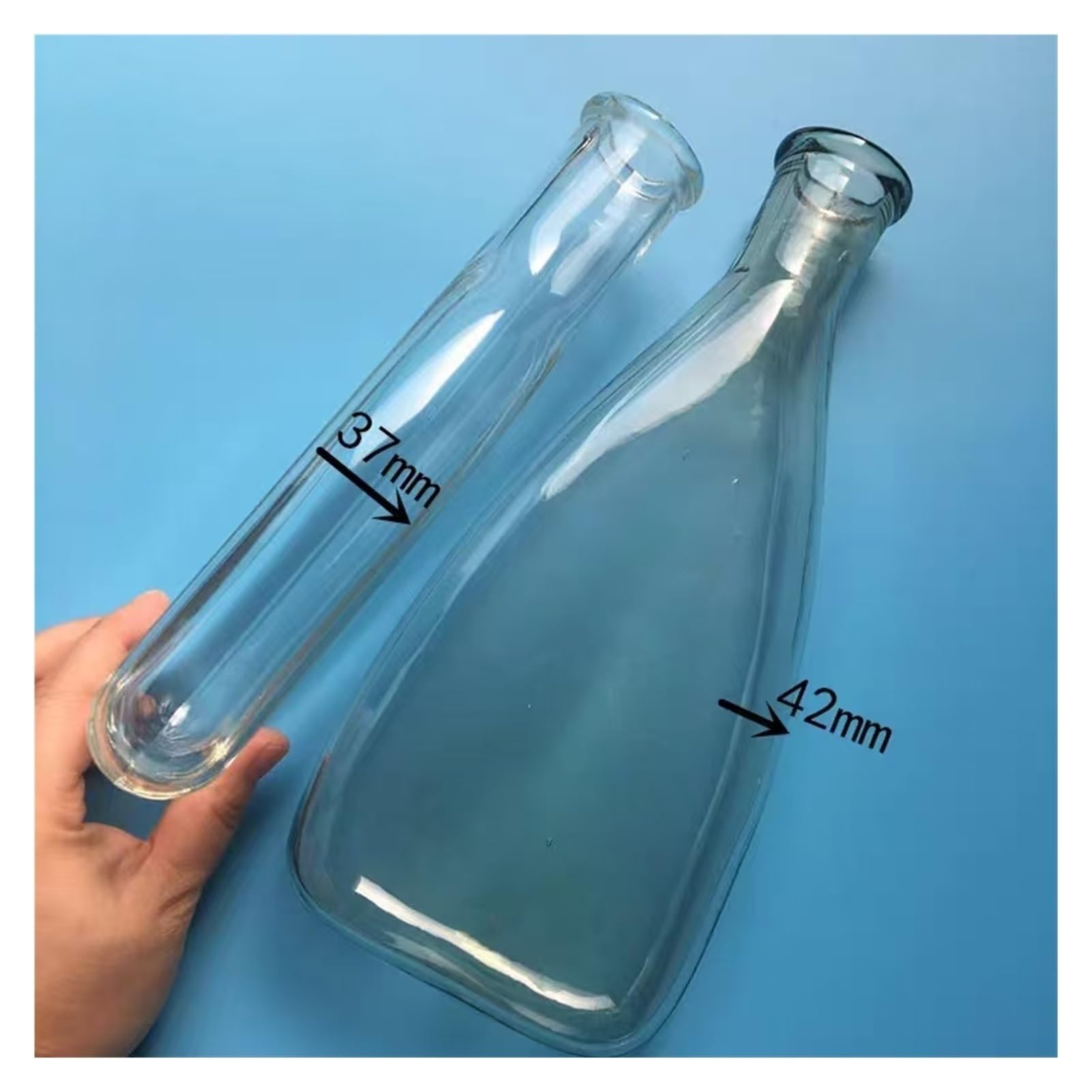 250ml bakłażana hodowlana butelka hodowlana butelka do hodowli szkła laboratoryjnego, 2 sztuk/partia