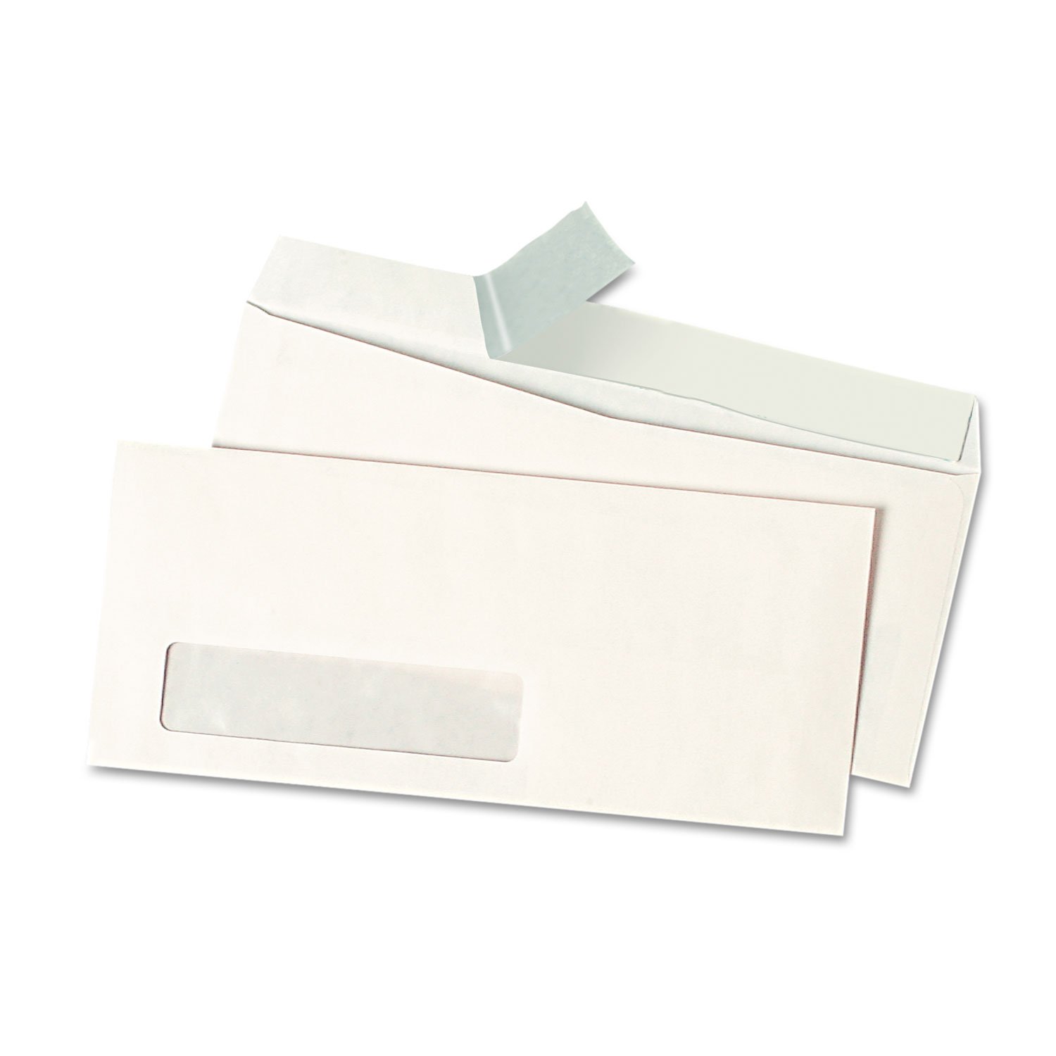 Universal 36005 Peel Seal Strip Business Envelope, 10, 4 1/8 X 9 1/2, Window, White, 500/Box