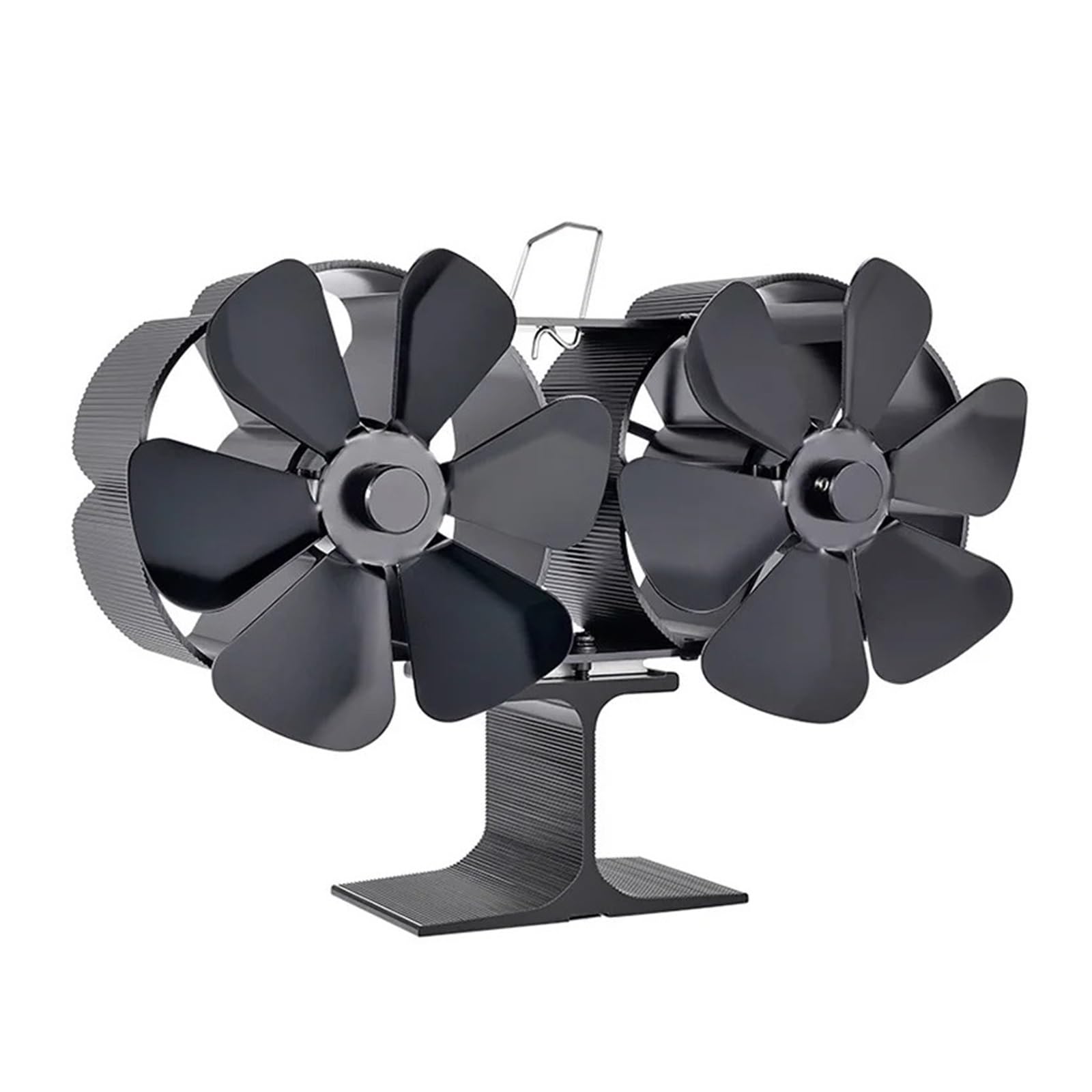 YFDGD Ventilador Estufa Leña Ventilador De Chimenea Estufa Alimentada Por Calor 12 Aspas Calentador Grande Tienda Campaña Leña For Acampar Eco-Fan Sin Alimentación