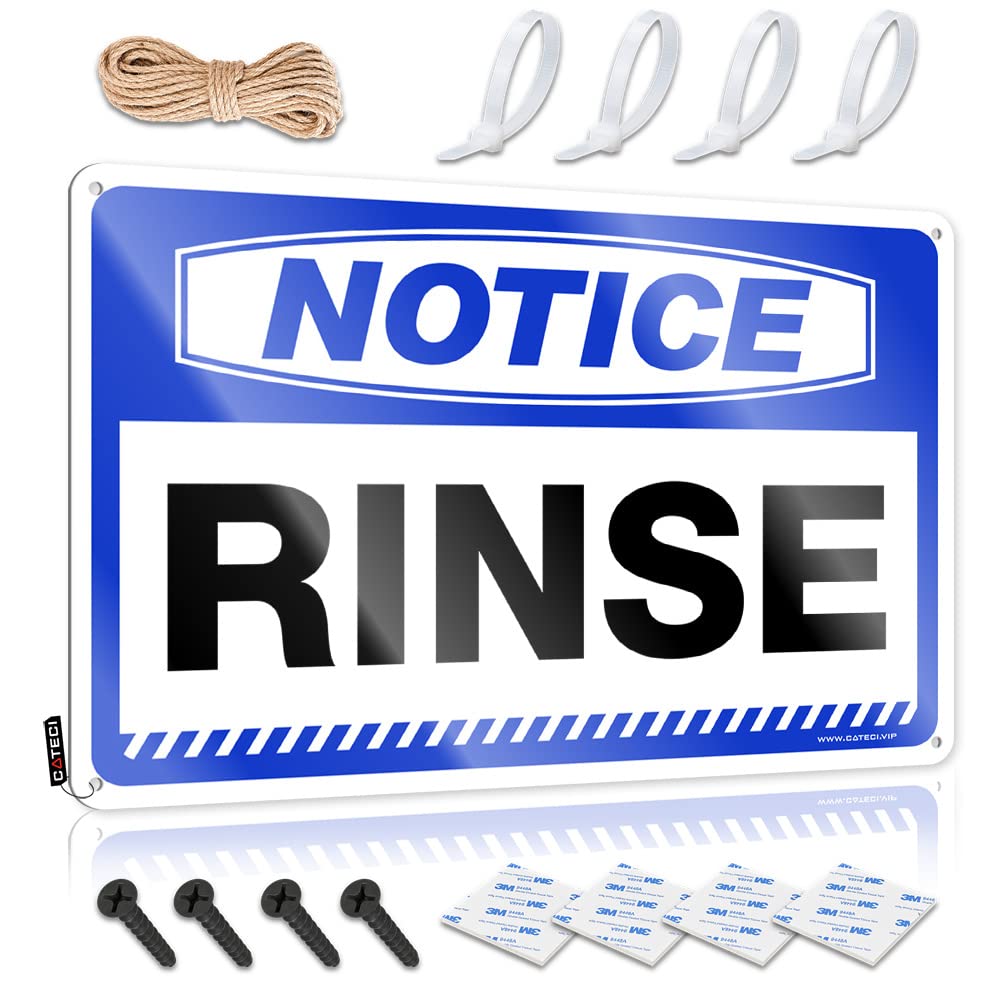 IBWNBBUSN Funnymetal Sign Notice Rinse Tin Sign Man Cave Wall Decor Beer Signs For Man Cave(30X40CM)