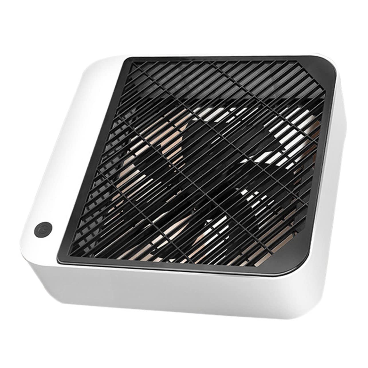 Amosfun Ventilatore da Tavolo USB Ricaricabile Bianco, Silenzioso | Mini Ventilatore a Batteria per Casa e Ufficio, Plastico Leggero, Vacanze Estive, Decorazioni Scuola