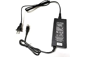 36V Battery Charger RCA Plug for NAKTO E-Bikes