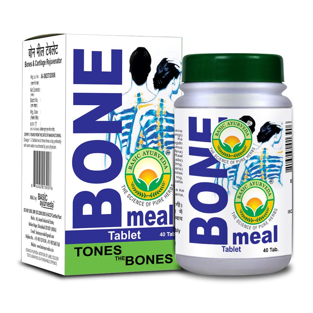 Basic Ayurveda Bone Meal Tablet (40 Tablet)