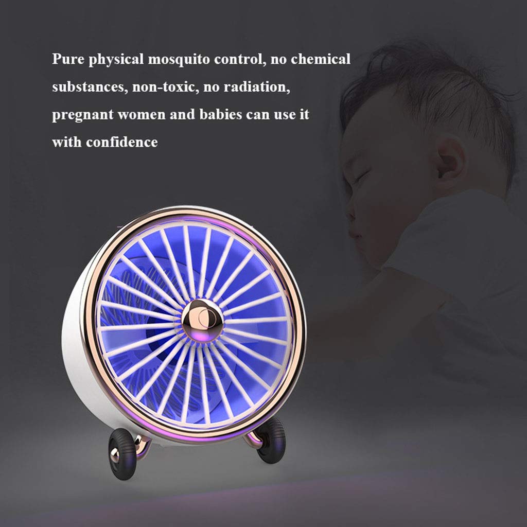 Mini lampada antizanzare con trappola per zanzare, repellente per zanzare non tossico per la fisica, zapper USB silenzioso e sicuro, lampada antizanzare a LED per negozi di dormitori e uffici (A 140*1