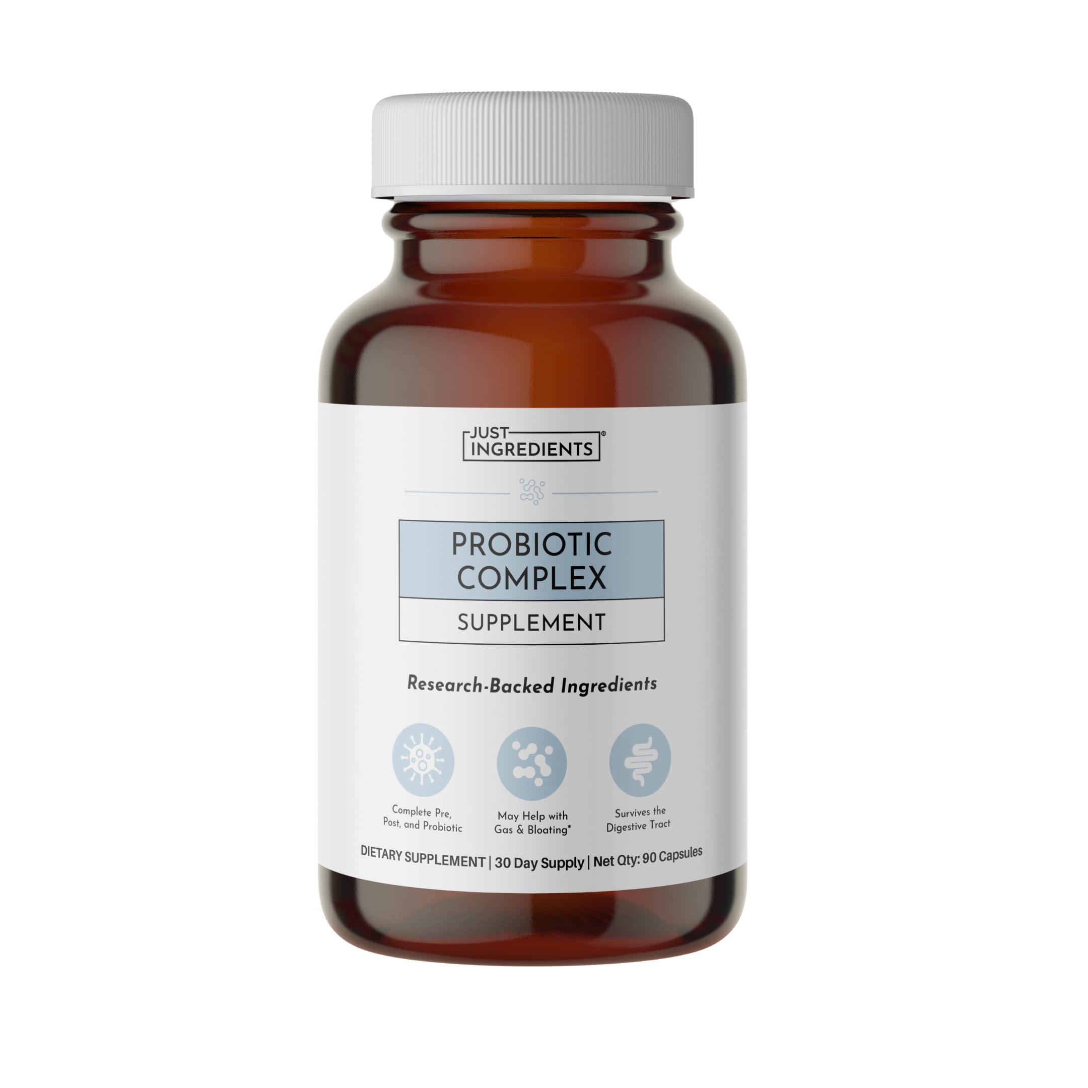 JUST INGREDIENTS Probiotic Complex - 5 Billion CFU - 60 Capsules