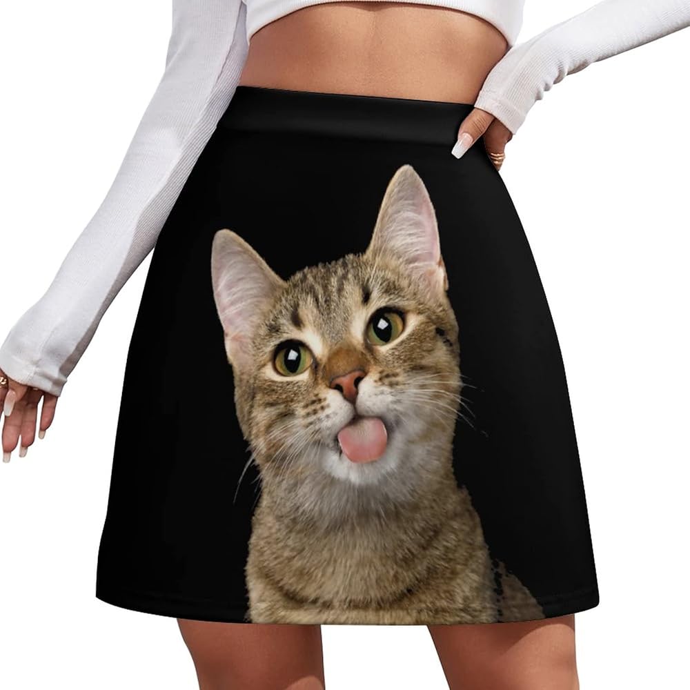 BABY　猫ちゃん柄のスカート Amazon.co.jp: [SHELIN] 台形スカート 猫 おもしろ 猫柄 ネコ 可愛い