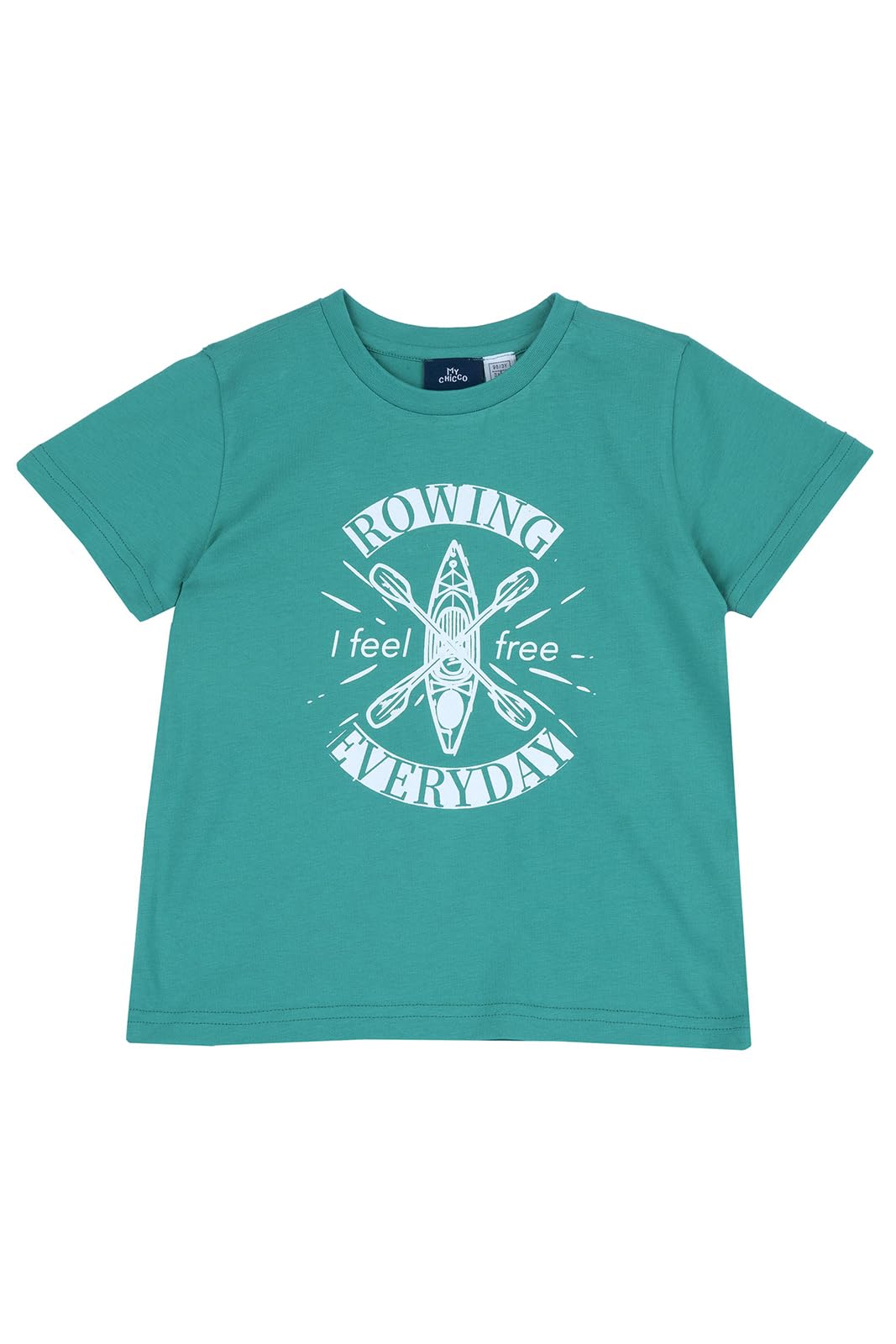 Chicco, T-Shirt für Kinder, Kurzärmliges T-Shirt, aus Weicher Baumwolle, Designed in Italy, Babykleidung 0-24 Monate, Geschenkideen für Kinder