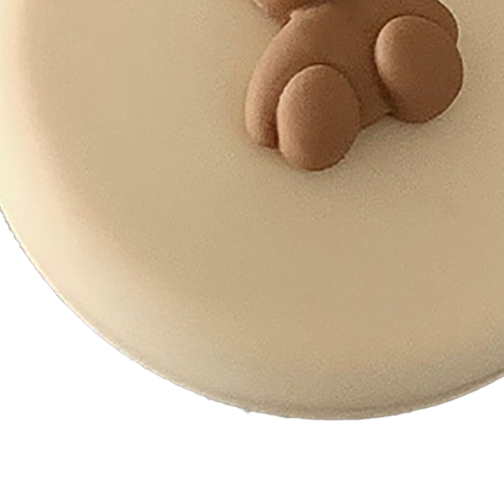 Round Mini Hair Brush with Mirror - Image 4