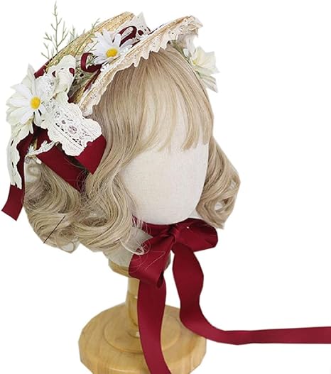 Amazon ボンネット ロリィタ サテン ヘアアクセサリー レース帽子 可愛い レース リボン ストローハット 花柄 通気性 春夏 髪飾り Lolitaパーティー ガールズ 超キュート 茶話会 蝶結び コスプレ レッド コスプレ 仮装 通販 Amazon ボンネット ロリィタ サテン ヘアアクセサリー レース帽子 可愛い レース リボン ストローハット 花柄 通気性 春夏 髪飾り Lolitaパーティー ガールズ 超キュート 茶話会 蝶結び コスプレ レッド コスプレ 仮装 通販