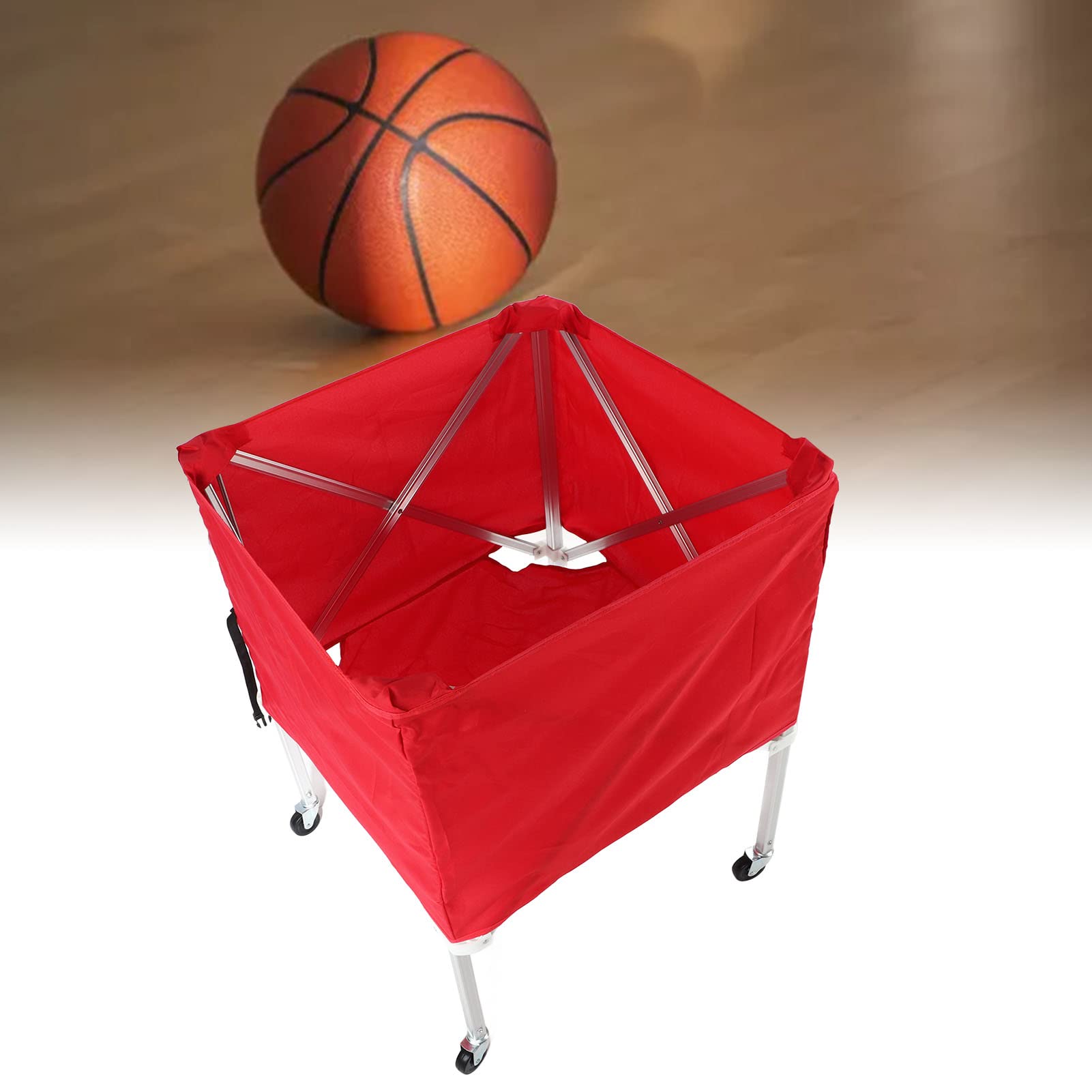 折りたたみ式　バレーボールカート　ポータブルバスケット　ボールカゴ　バスケ Amazon.co.jp: ボールかご ボールカート ボールバッグ