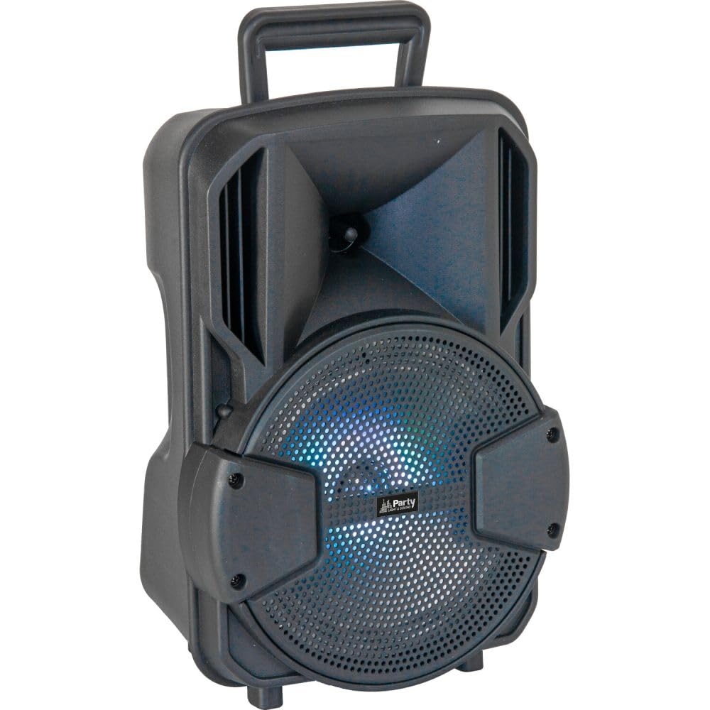 PARTY PARTY-MOBILE8-SET LED BELEUCHTETE 8" AKTIVBOX MIT STATIV & MIKROFON