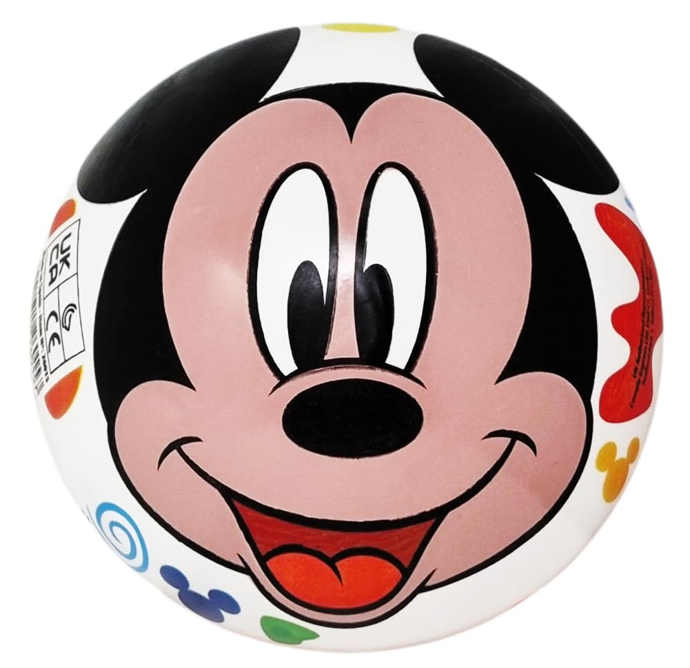 Disney Mickey Mouse Myszka Miki Bioball piłka ręczna do piłki ręcznej plaża ogród 17 cm