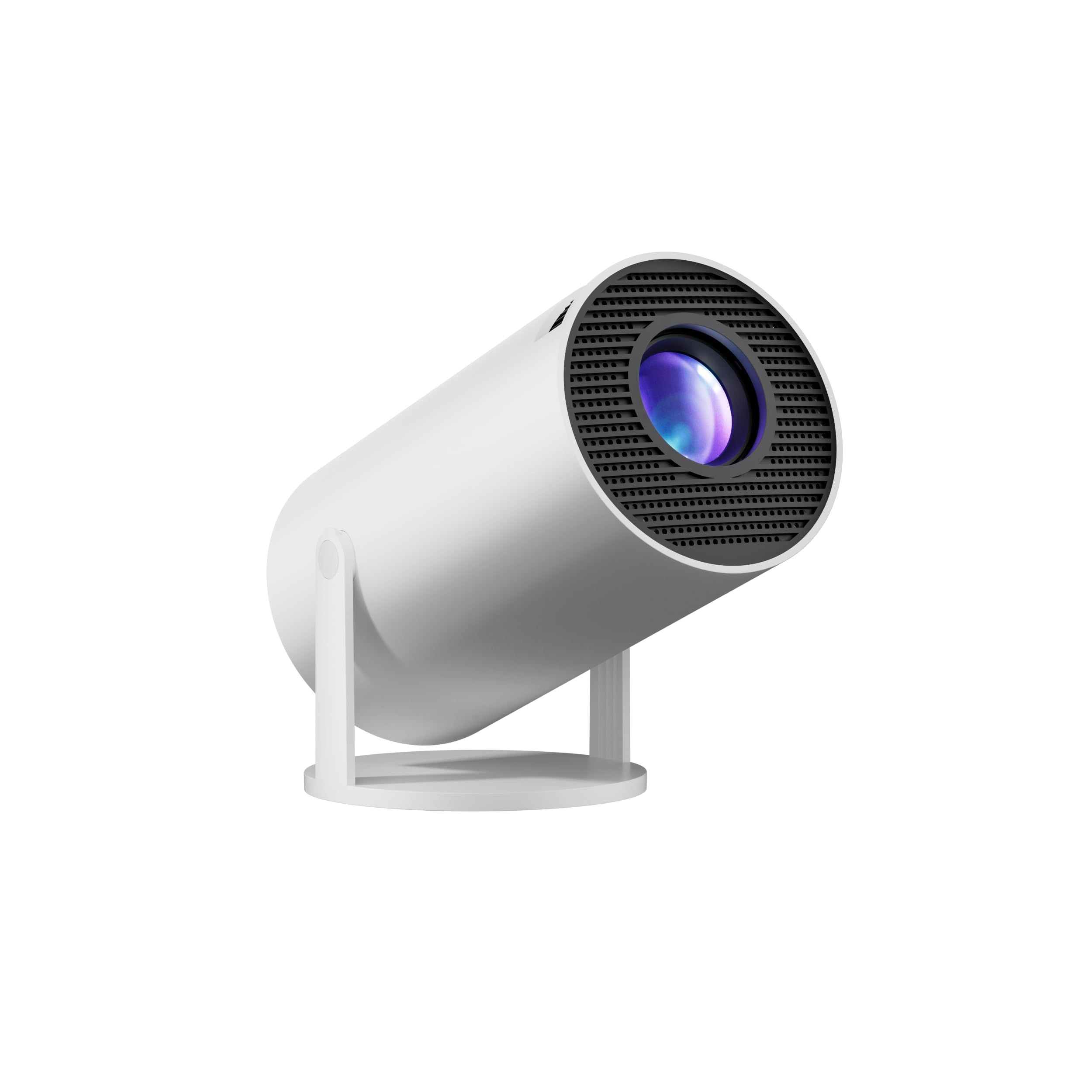 Proiettore Smart Appartamento, Nativo 1080P Supporto 4K, Android 11, WiFi 6 + Bluetooth 5.4, Rotazione di 180°, Compatibile con iOSAndroidTV