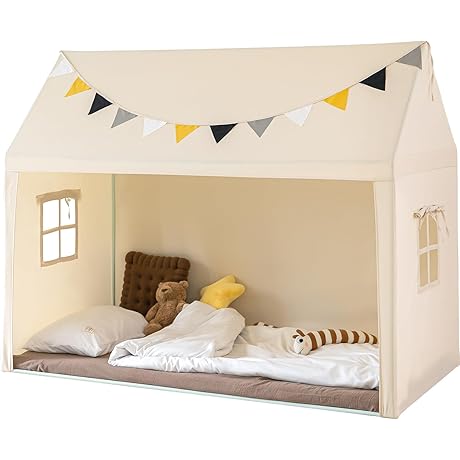 75"x39"x57" Spacious Canopy Bed Tent for Enhanced Privacy