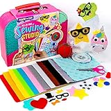 Made By Me All-in-One Sewing Studio Case by Horizon Group USA, 100 Piece Beginner Sewing Essentials & Storage Case, Easy to Follow Learn to Sew Instructions & Project