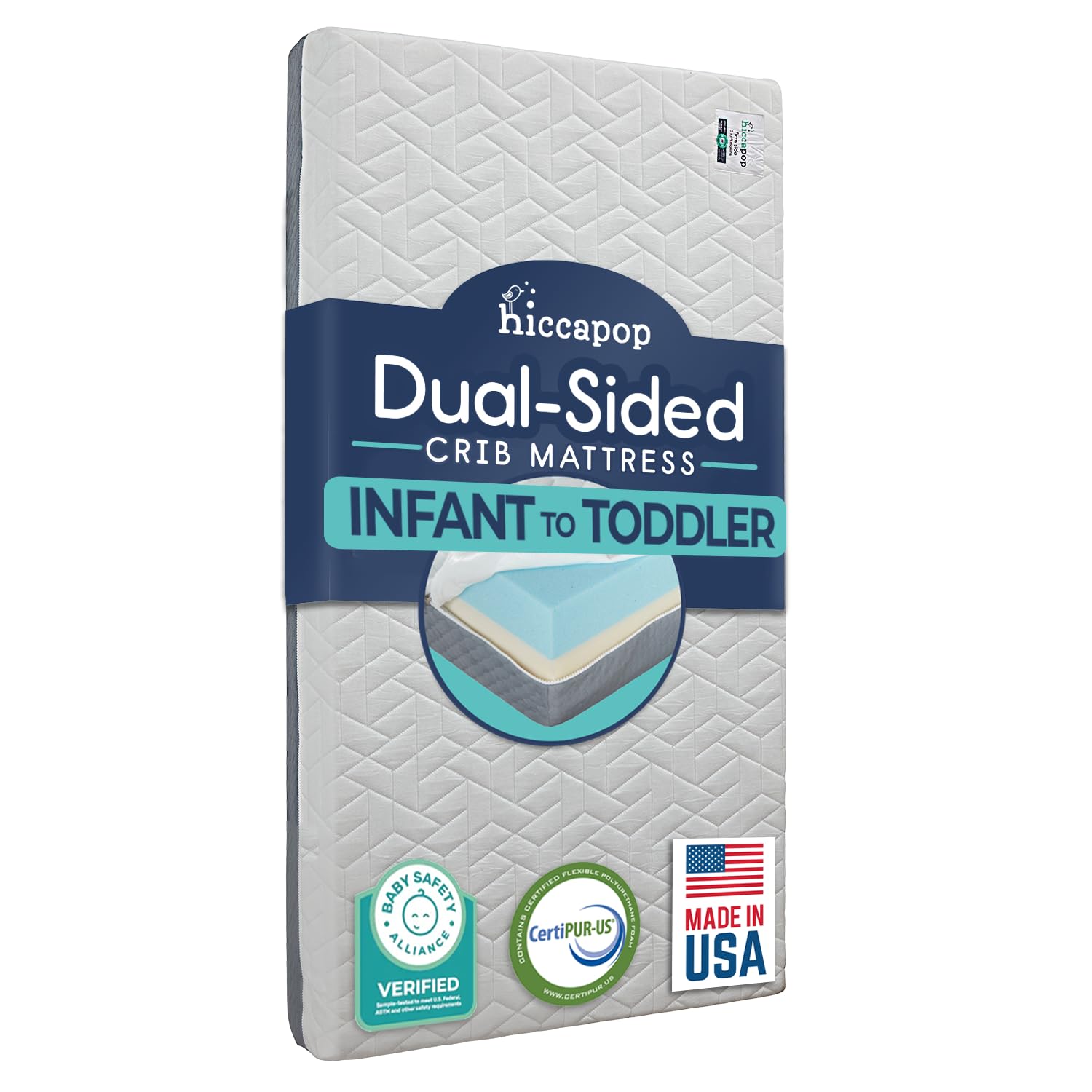 Hiccapop Baby Crib Mattress