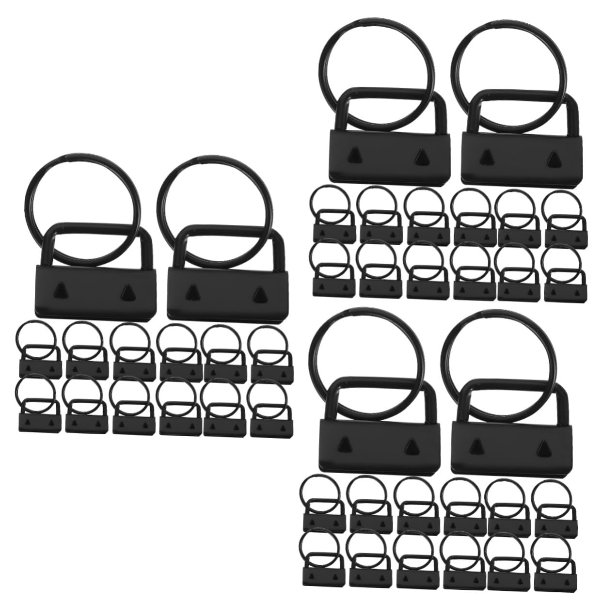 Operitacx 90stücke Schlüsselanhänger Hardware Für Bastelprojekte Robuste Clips Für Schlüsselbänder Taschen Und Mehr Für Kreative Anwendungen
