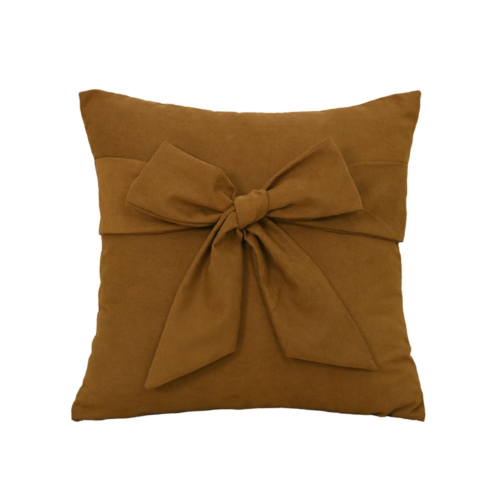 Geavonyg Bowknot Pillow Cover Accessory for Decorative Accent and Bowknot Pillow Cover