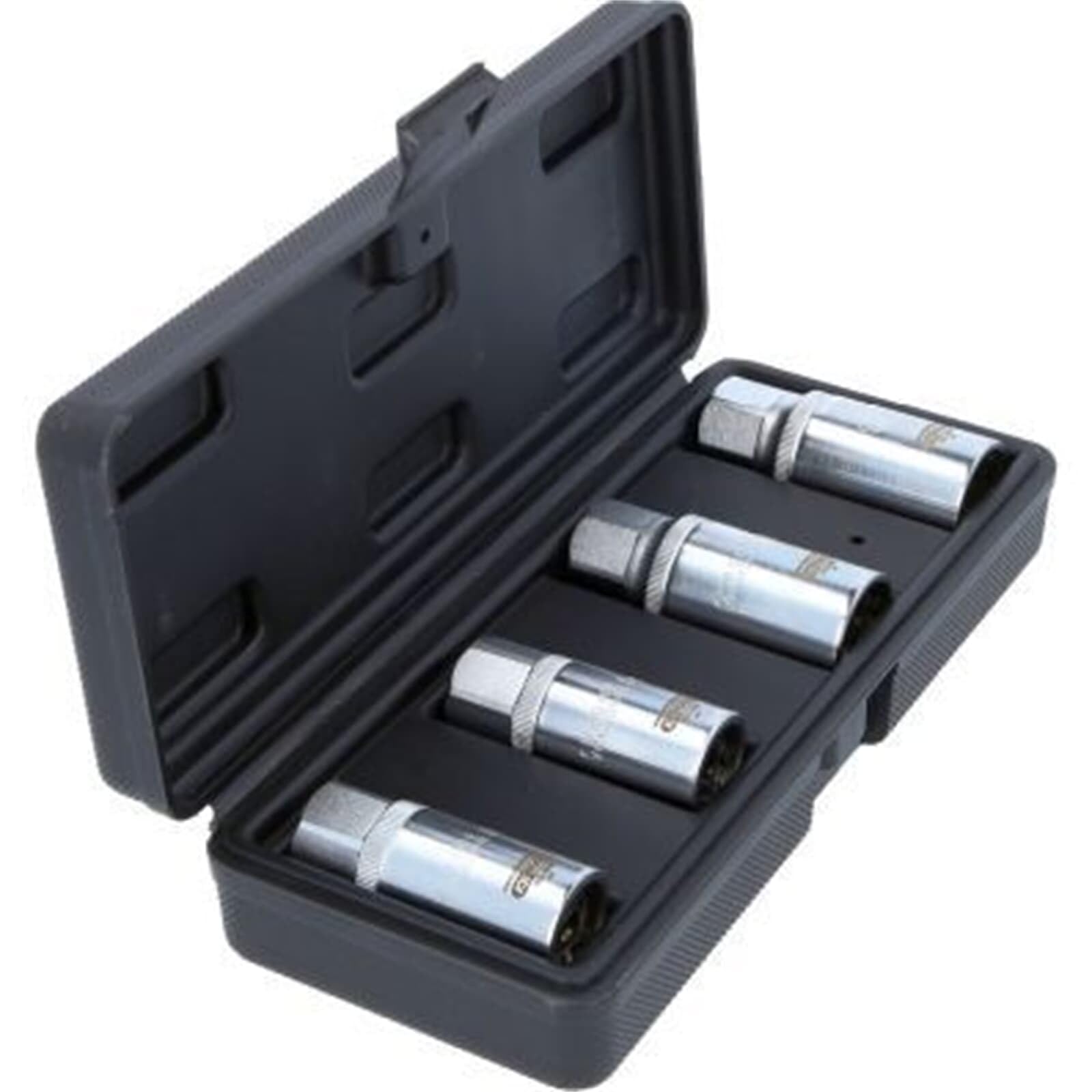 KS Tools 152.1100 1/2" Serie di Estrattori per Prigionieri, 4 Pezzi, Esecuzione a Rulli Eccentrici, per Filettatura Destra e Sinistra, in Astuccio in Plastica
