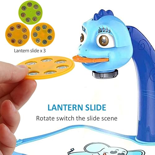 Miniatura 4 de Ochine Proyector de dibujo para niños mesa de proyector de dibujo para niños juguete de traza y dibujo con luz y música proyector inteligente para