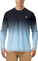 Vista 23 de Roadbox Camisas de Protección Solar UV UPF 50+ para Hombres Manga Larga SPF Rash Guard para Pesca Senderismo Natación Correr