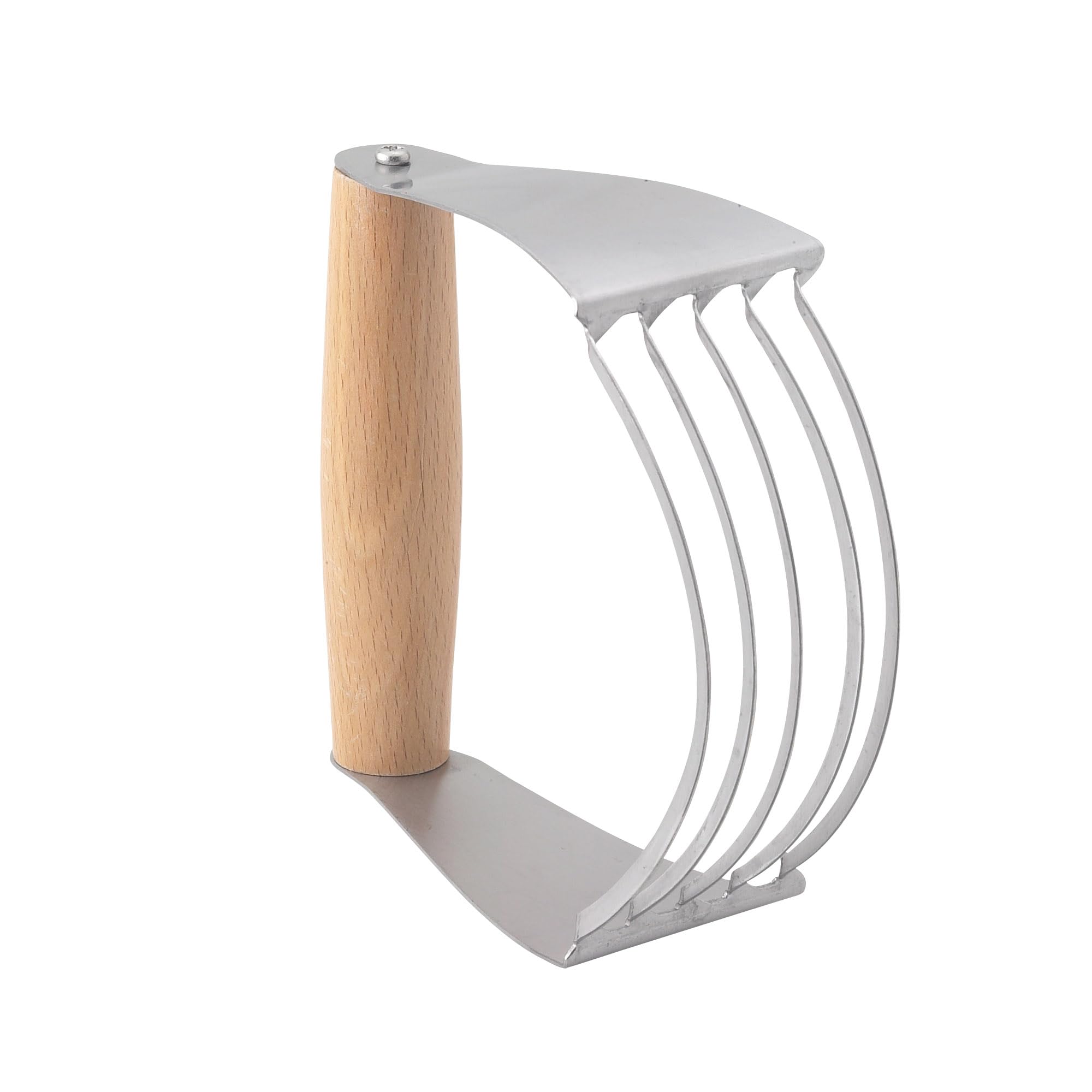 Mrs. Anderson’s Baking Professional 5-Blade Pastry Cutter and Dough Blender, Stainless Steel Blades with Wood Handle