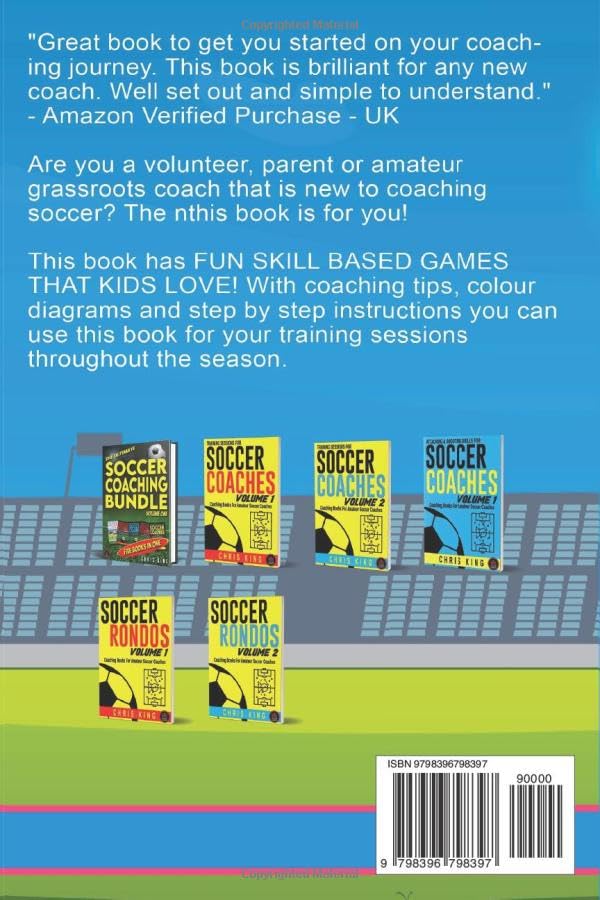 Miniatura 2 de COACHING KIDS SOCCER - AGES 5 TO 10 - Volumes 1,2,3 Soccer coaching book for volunteers, parents and amateur coaches. Learn fun soccer games that