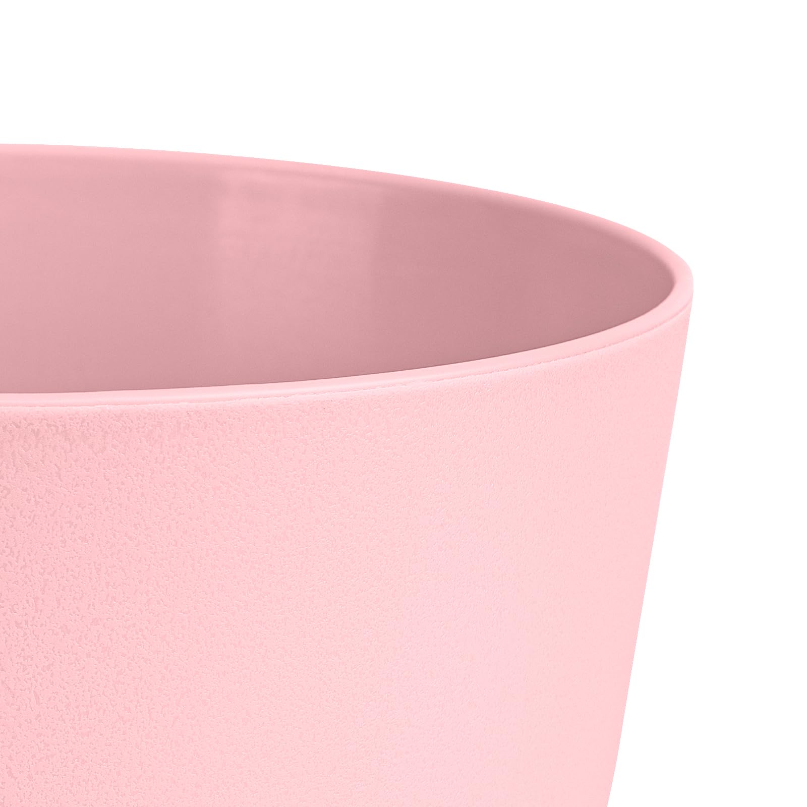 FORAGIFT 16 Pack 15cm Plastic Plant Pots for Indoor Flower Pots Heavy Duty and Stylish Plant Pots for Indoor Plants with Drainage Holes and Tray for Plants Flowers - Image 4