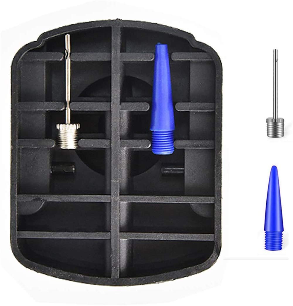 Mini-Fahrradpumpe, tragbarer Fahrradreifen-Inflator, Fuß-Inflator mit Manometer und Inflatorventil, kompatibel für Rennrad-Mountainbike-Bälle