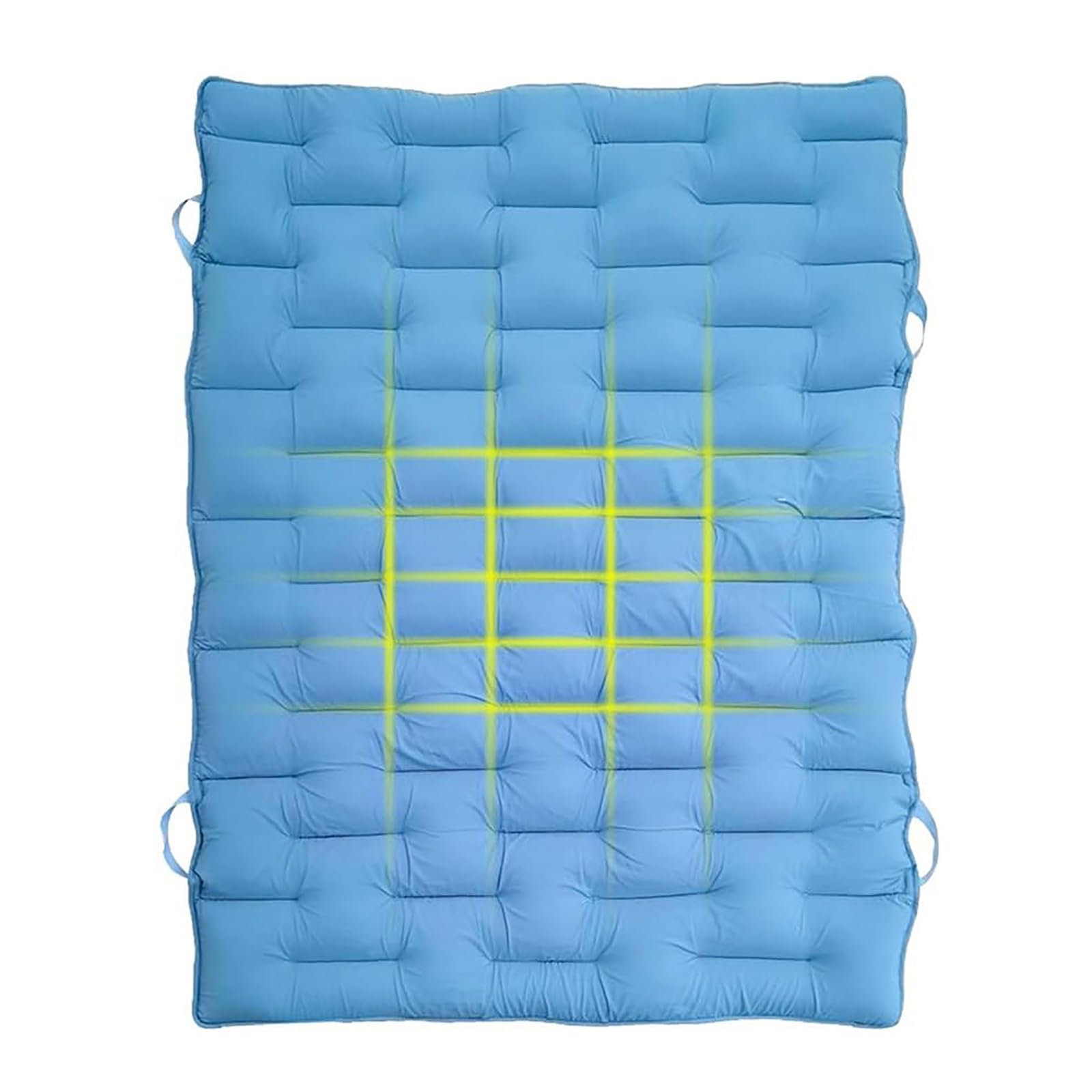Almohadilla de cama de posicionamiento, lavable, con asas, 8 cm de grosor, suave y reutilizable para transferir, girar, levantar y reposicionar pacientes