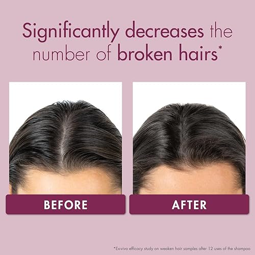 Miniatura 5 de Klorane Strengthening Shampoo with Quinine and Edelweiss for Thinning Hair, Supports Thicker, Stronger, Healthier Hair, For Men and Women Paraben,