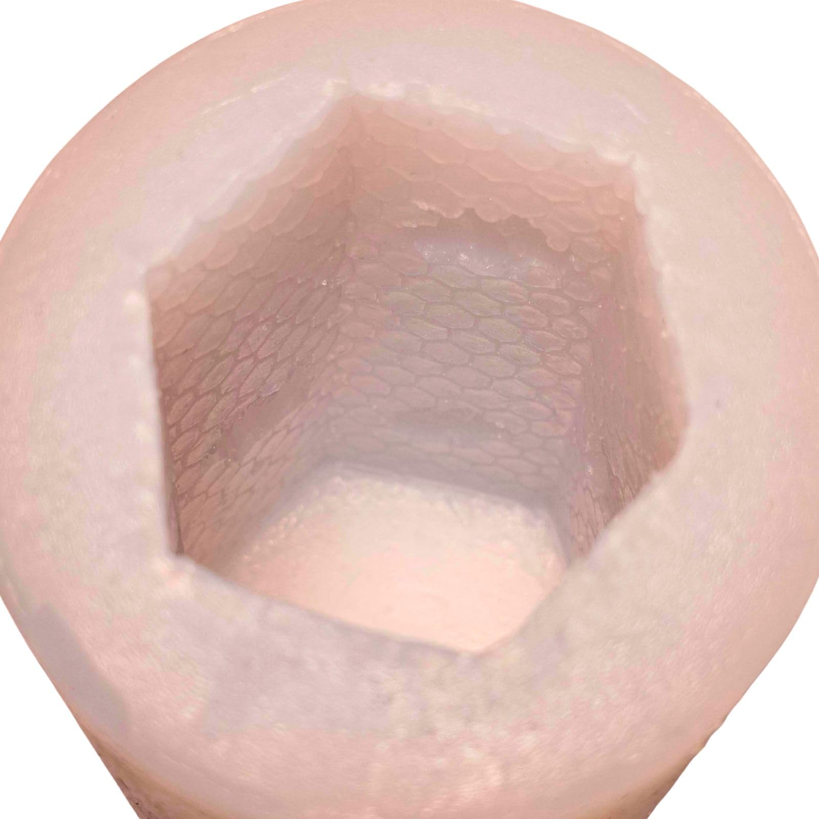 3 x silikonowa forma do świec + knot 20 m – silikonowa forma do produkcji świec (3 x plaster miodu z pszczołą + knotem)
