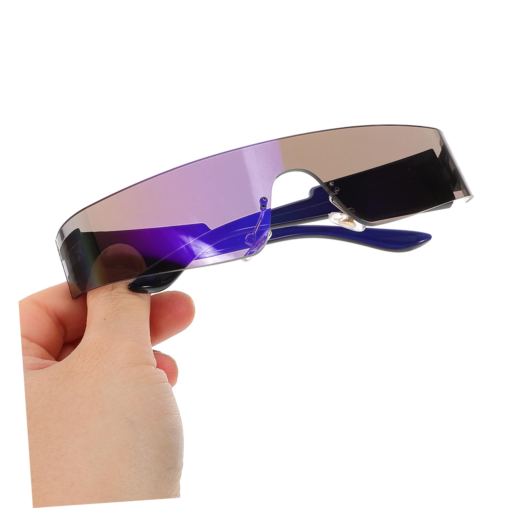 SUPVOX Rimless Glasses for Women Lightweight Sunglasses Chain Fashionable Party Props Festival Sunglasses Decor Glasses