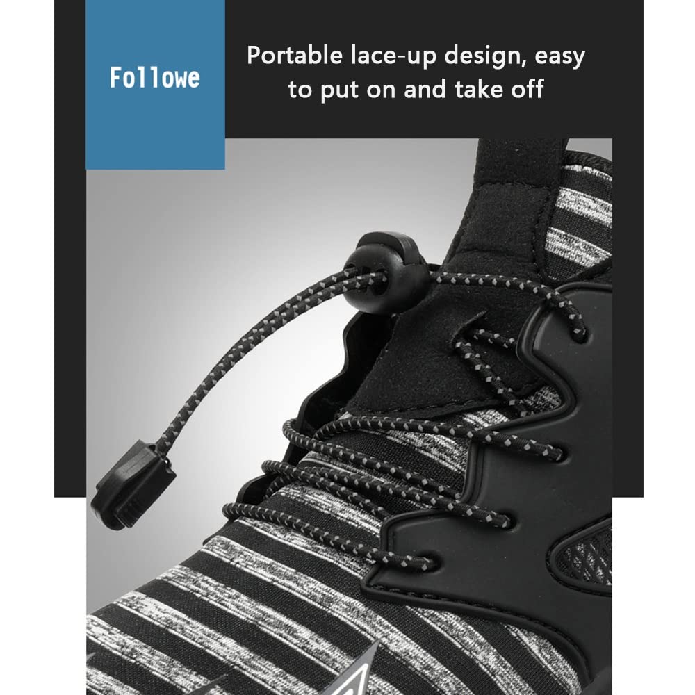 Wygwlg Zapatos de Agua para Mujeres Hombres, Zapatos de Natación Zapatos de Piscina con Dibujos únicos Zapatos de Río de Secado Rápido Slip-on para Piscina Playa Surf Parque Acuático Yoga