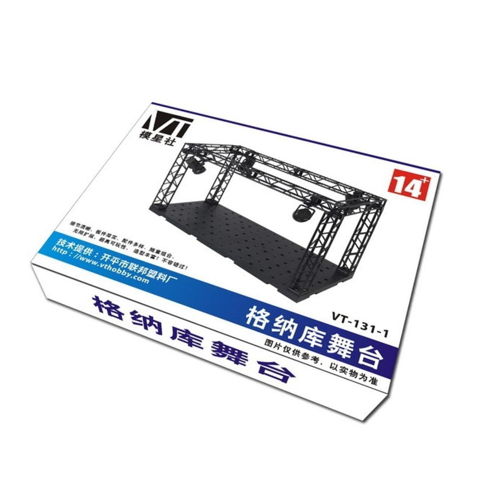 Palco Espositivo Hangar Diorama per Personaggi D'Azione Base Modulare Scena Garage Assemblabile Sfondo per Modelli a Incastro Adatto a Fotografia, Larghezza 30 Cm