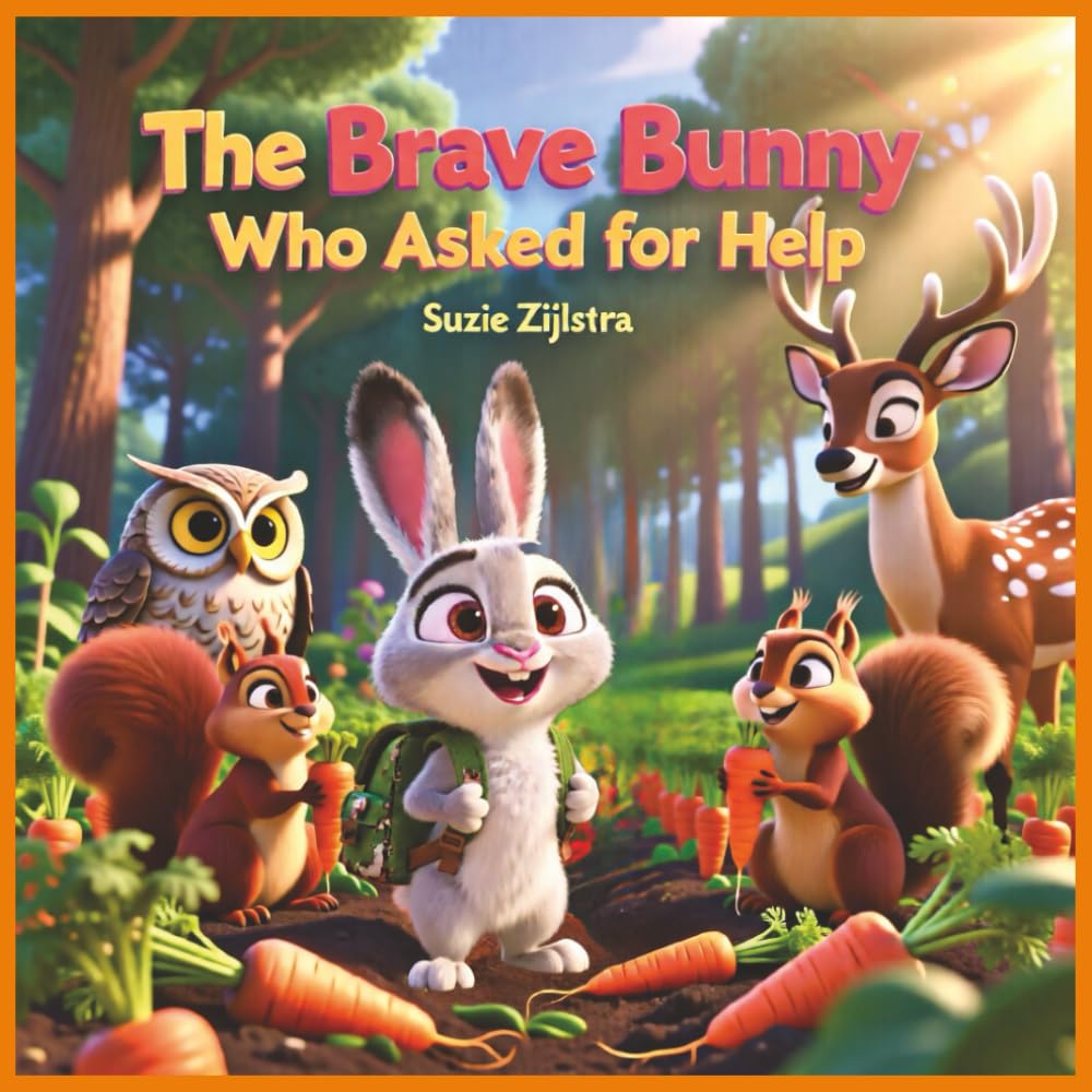 The Brave Bunny Who Asked for Help: A Story About Courage, Teamwork, and Speaking Up (The Heart & Character Kids Series)
