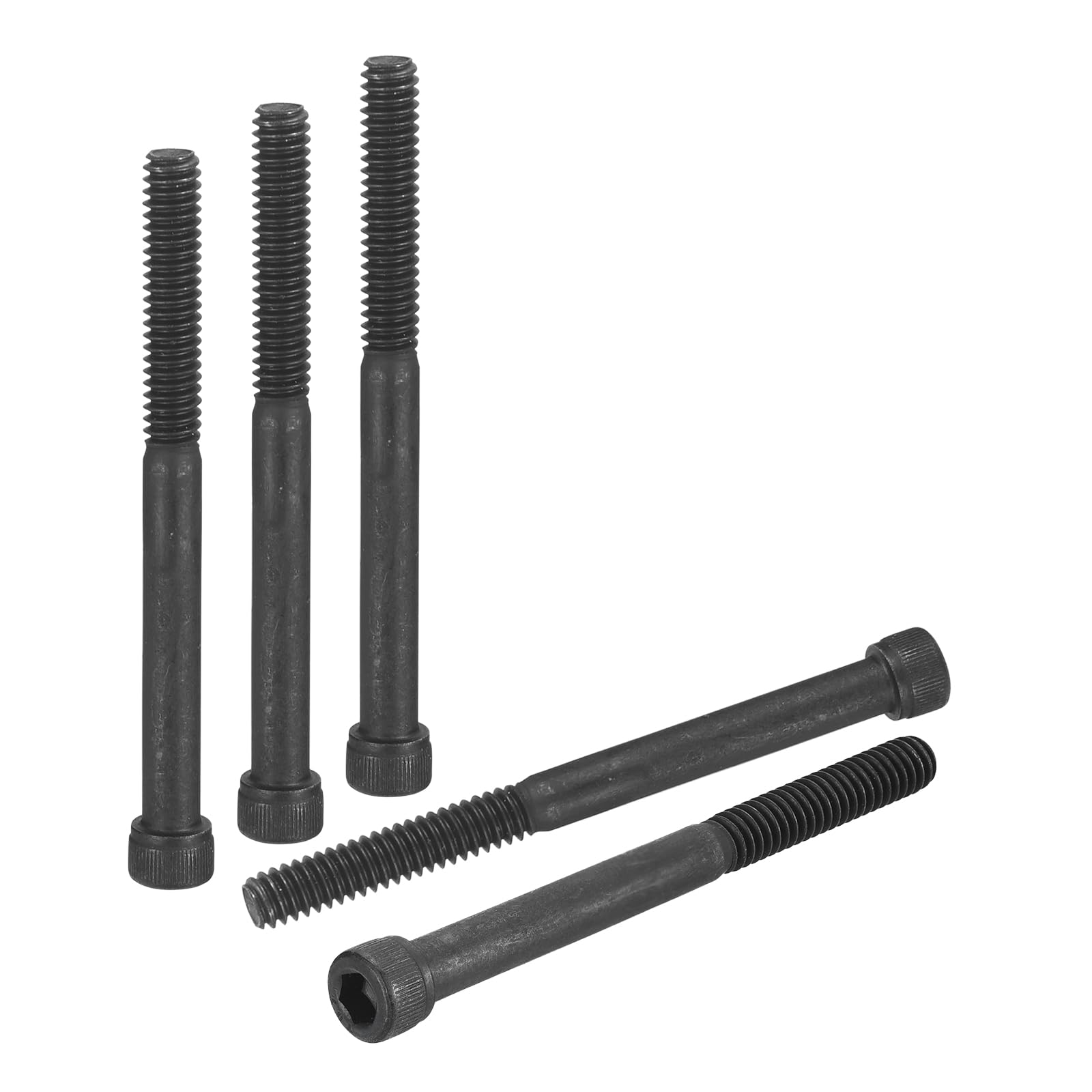 DTGN 1/4"-20x3 Socket Head Cap Screws Bolts - 10Pack - Good for Road Bicycle, Mountain Bike, Auto, Motorcycle - Carbon Steel Hex Head Metric Screws,