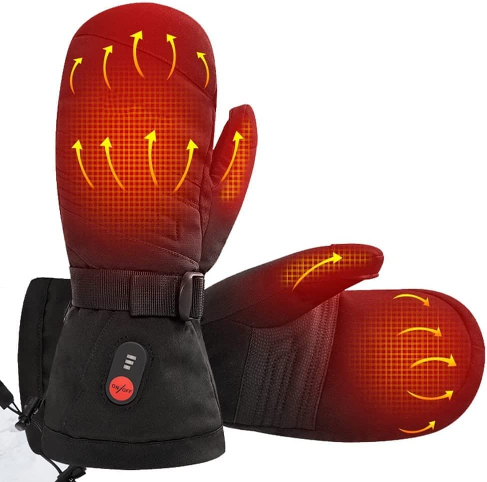 Gants Chauffants 7.4V CHEWYNP avec Batterie Rechargeable pour Ski et Randonnée