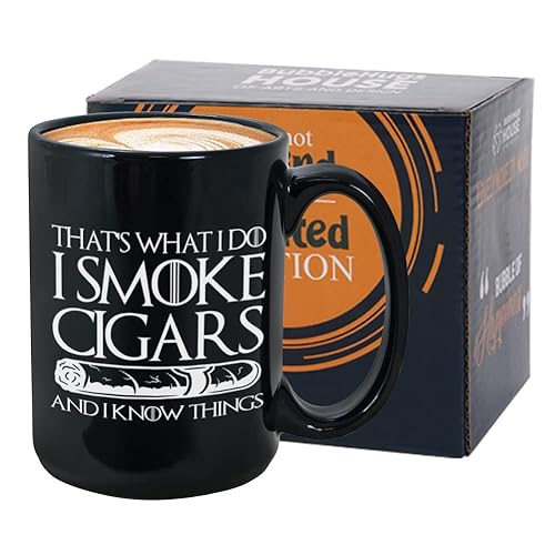 That's What I Do I Smoke Cigars, Cigarette Mug 15