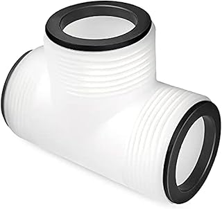 Pool Hose T Splitter,Pool Pump Hose Tee T-Joint Connector Pool Hose Extender Replacement Part for Intex 1.5 Inch Pool Pump Hose