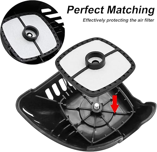 Miniatura 5 de SYOWADA PAS225 Kit de cubierta de filtro de aire de repuesto para ECHO SRM225 SRM225i SRM225SB SRM225U GT225 GT225i GT225L, PE225 Kit de afinación