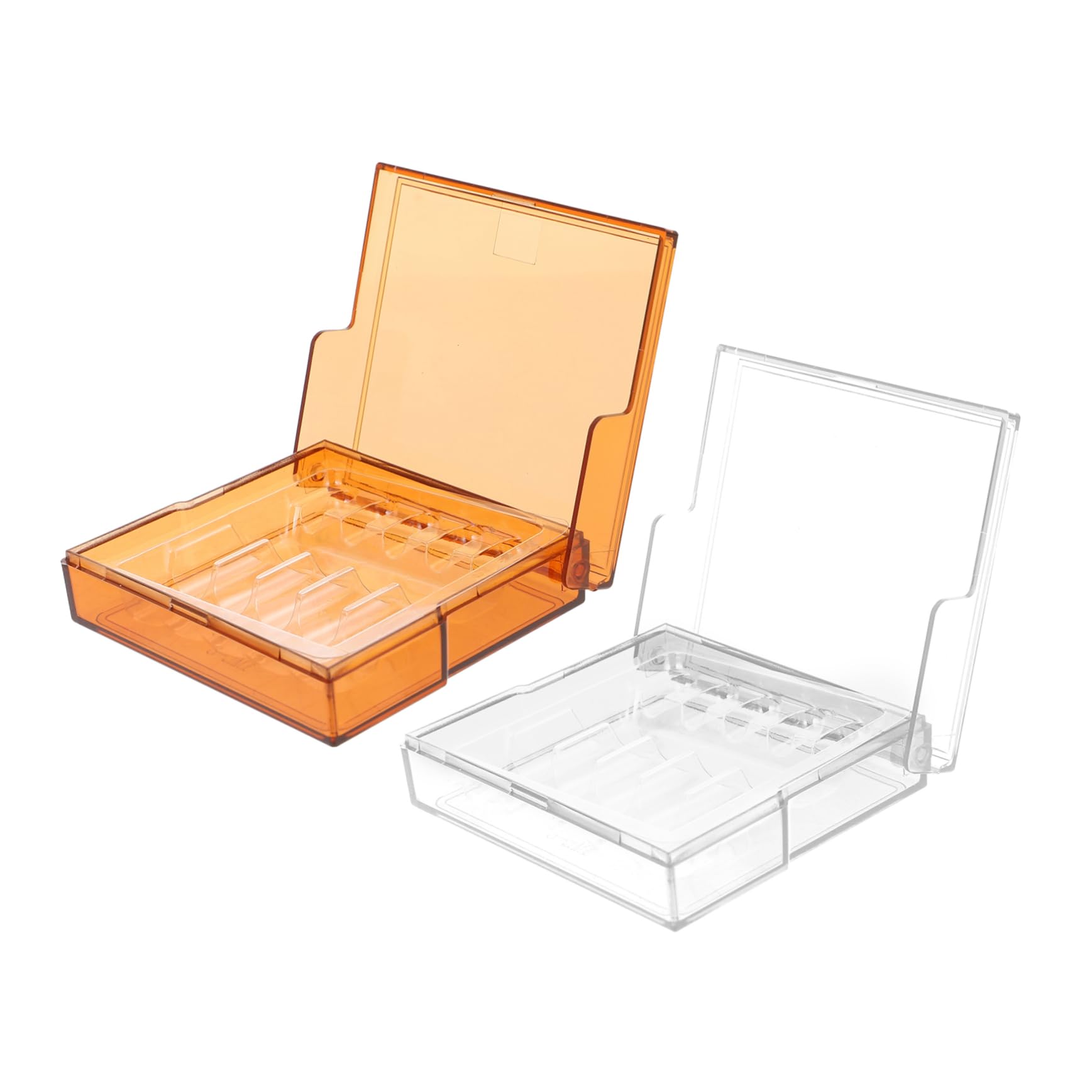 FRCOLOR 2pcs Box Injection Case Infusion Holder Lighter Evaporation Gasket Clinic Case Holder Instrument Supplies Plastic Container Fuel